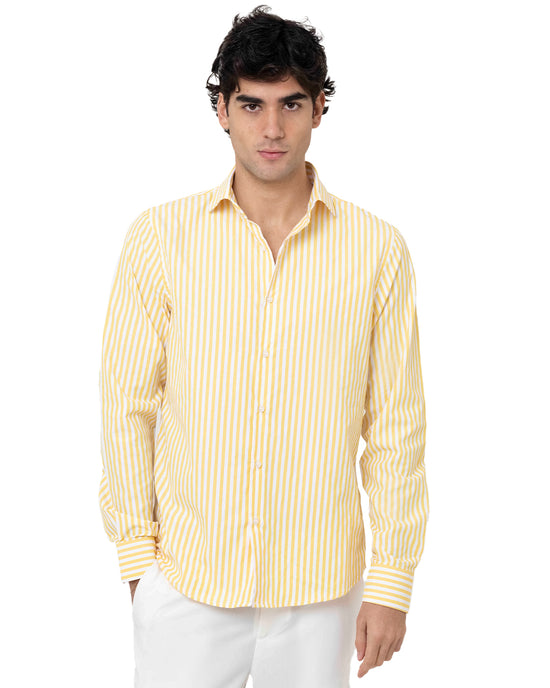 Camicia Manica Lunga a Righe Strette