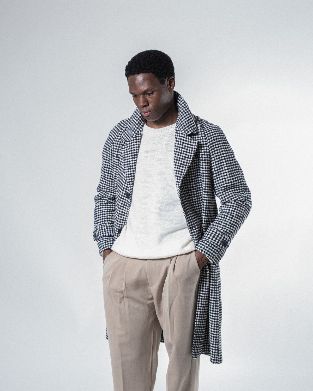WNB // COAT PIED DE POULE