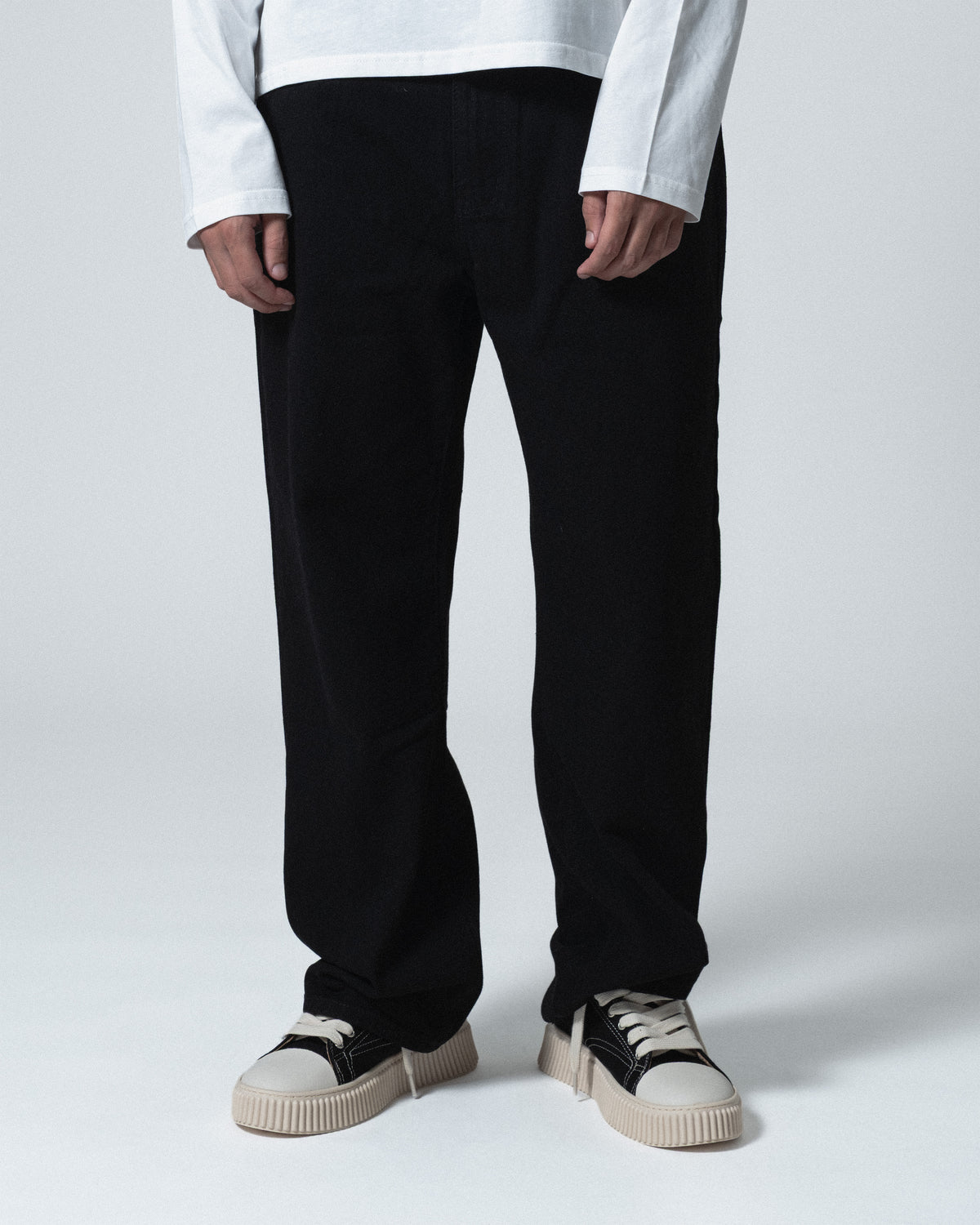 WNB // DENIM BAGGY BLACK