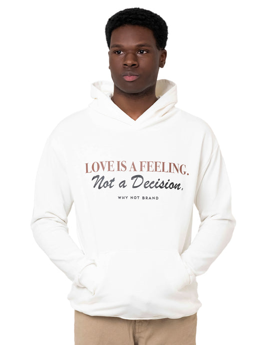Hoodie con Stampa Love is a Feeling