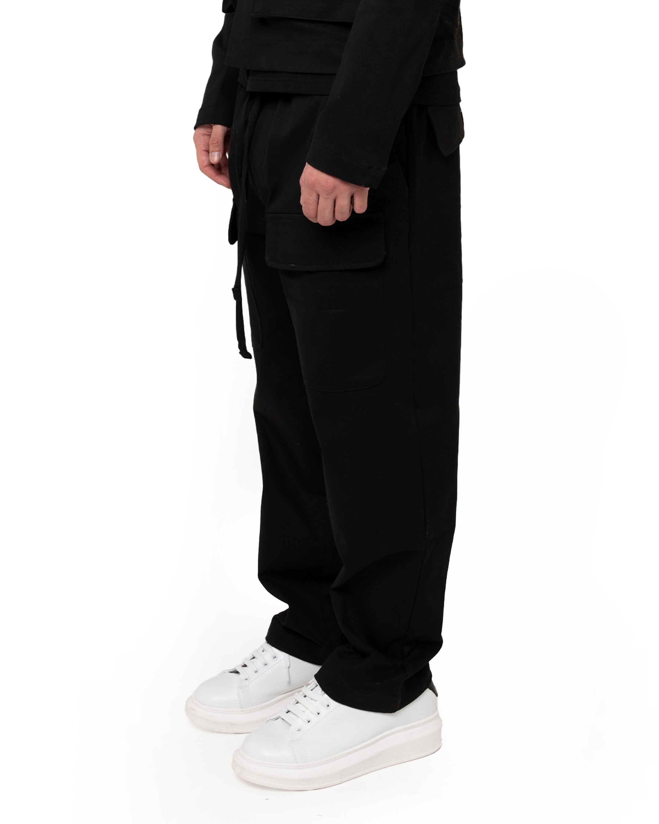 Why not brand Pantalone heavy con tasconi e laccio