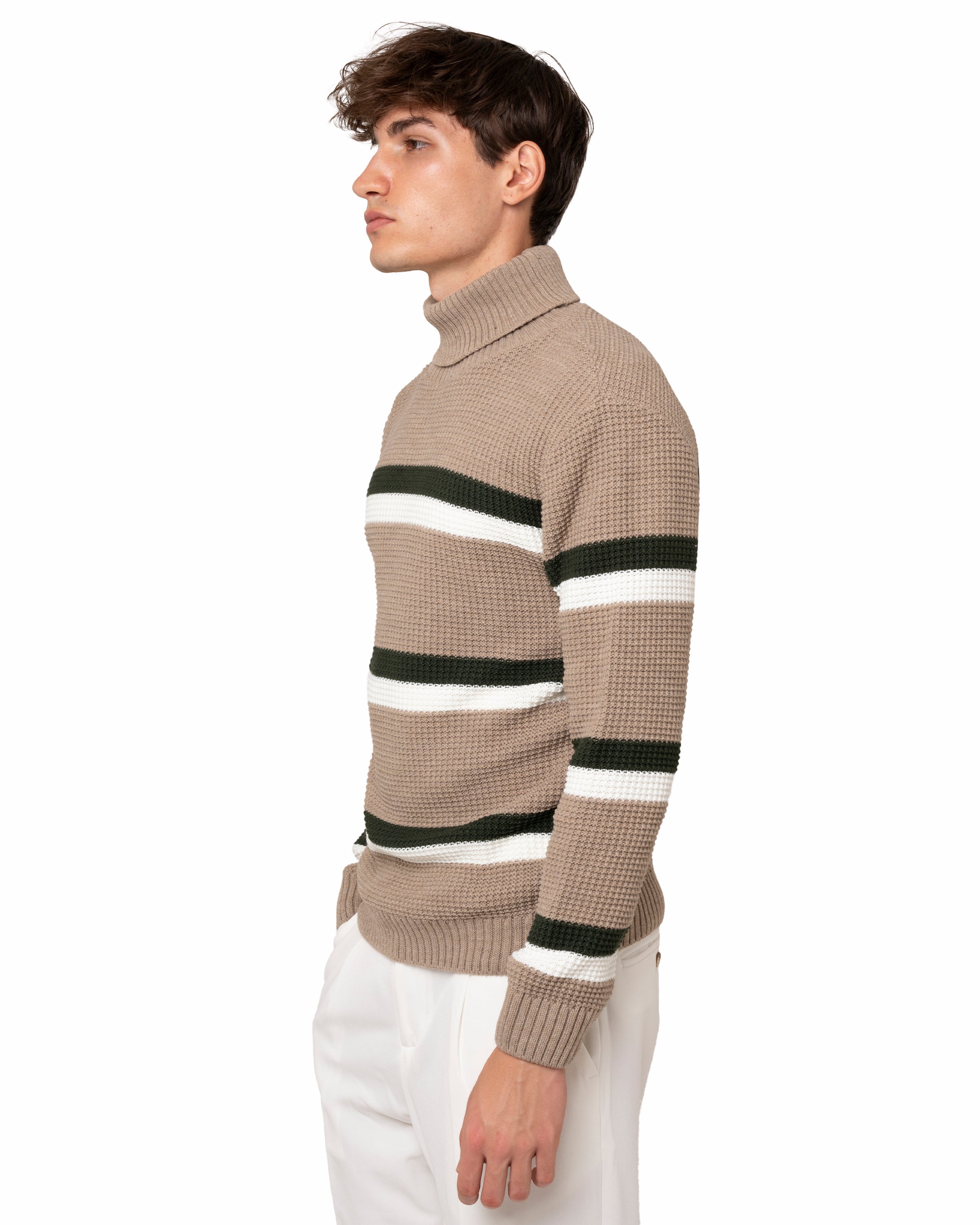 Why not brand Maglione collo alto con righe