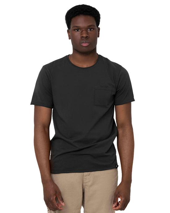 T-Shirt Girocollo con Taschino Sottile Lato Cuore