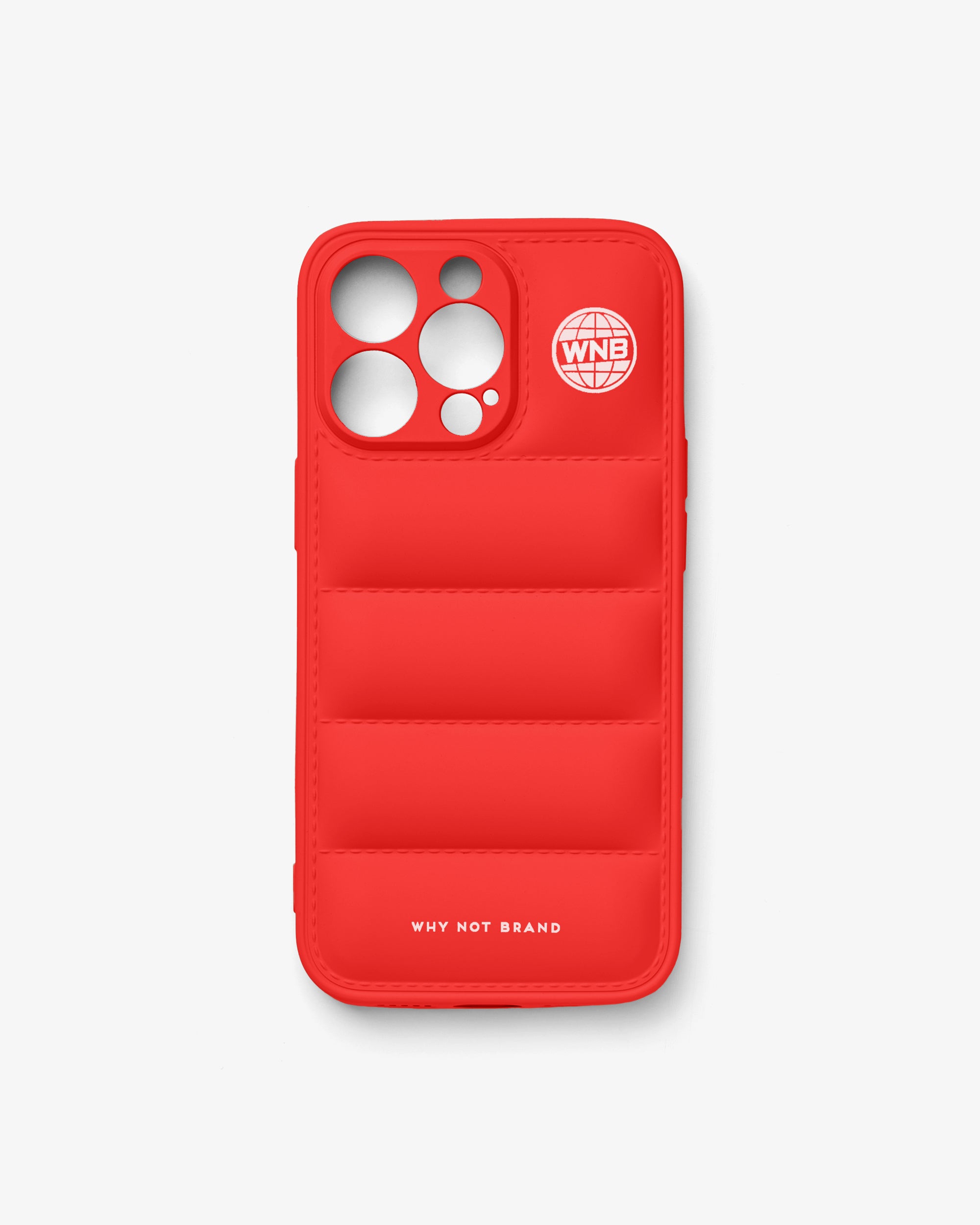 Cover Puffer Logo - iPhone 13 Pro - Rot
