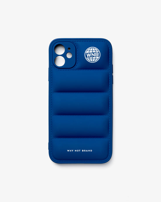 Cover Puffer Logo - iPhone 11 - Blau