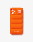 Hülle Puffer Logo – iPhone 12 – Orange