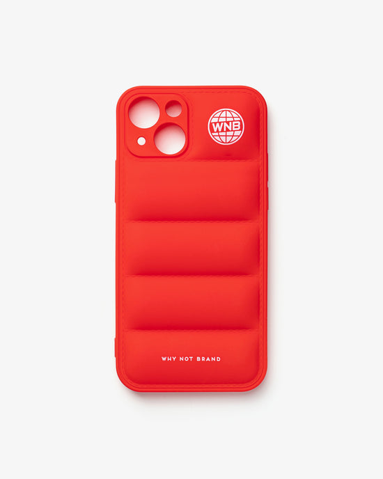 Hülle mit Puffer-Logo – iPhone 13 – Rot
