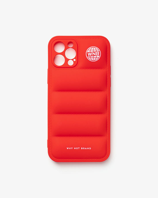 Cover Puffer Logo - iPhone 12 Pro Max - Rossa