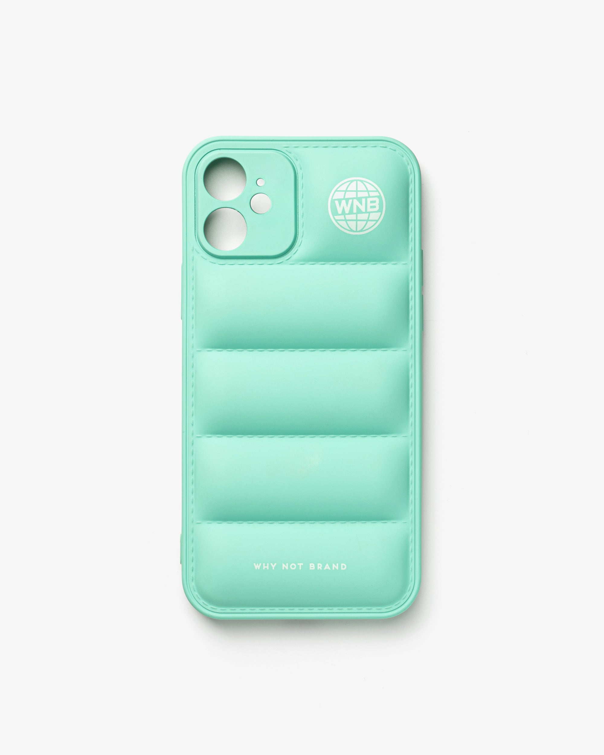 Puffer Logo Cover – iPhone 12 – Aquagrün
